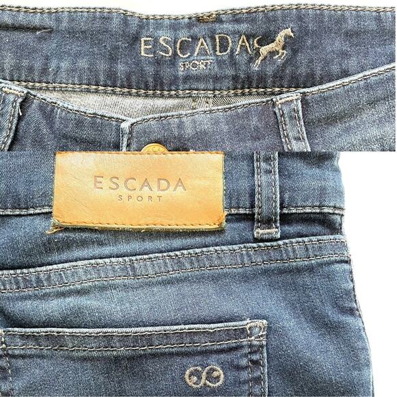 Escada Sport Denim Women’s Straight Leg Classic Low/Mid Rise Jeans - Picture 3 of 12